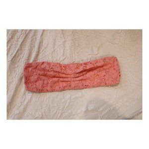 Coral Lace Bandeau